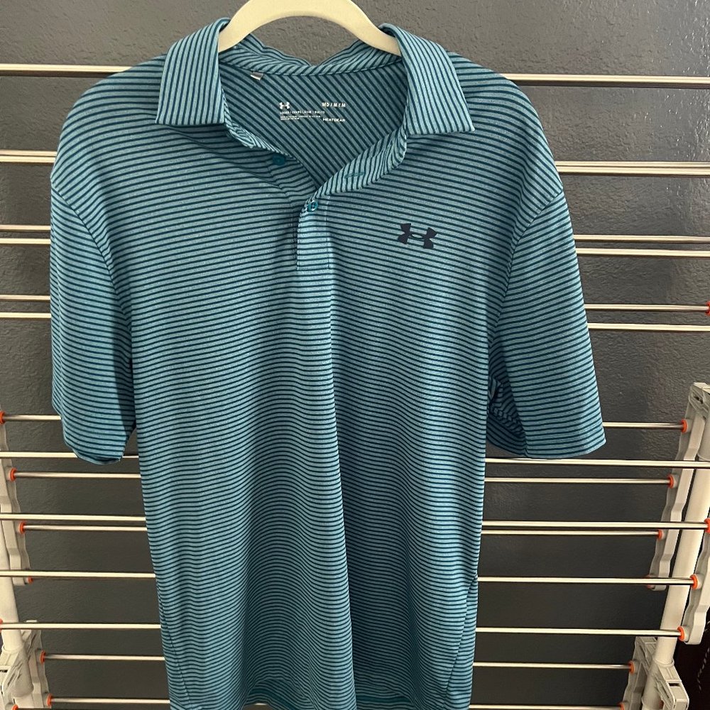 Under Armour Golf Polo Shirt Size Medium